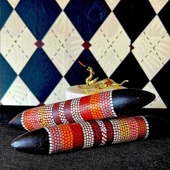 Handcrafted Aboriginal Clapping Sticks – Authentic & Beautifully Made - Picture 7 of 12